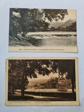 2 CARTES POSTALE BESANÇON LES BAINS (25) PROMENADE MICAUD 