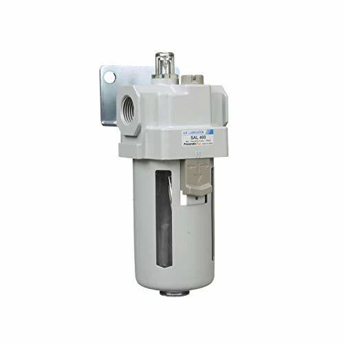 PneumaticPlus Air Lubricator Oiler 1/2" NPT Poly Bowl Bracket SAL400-N04B