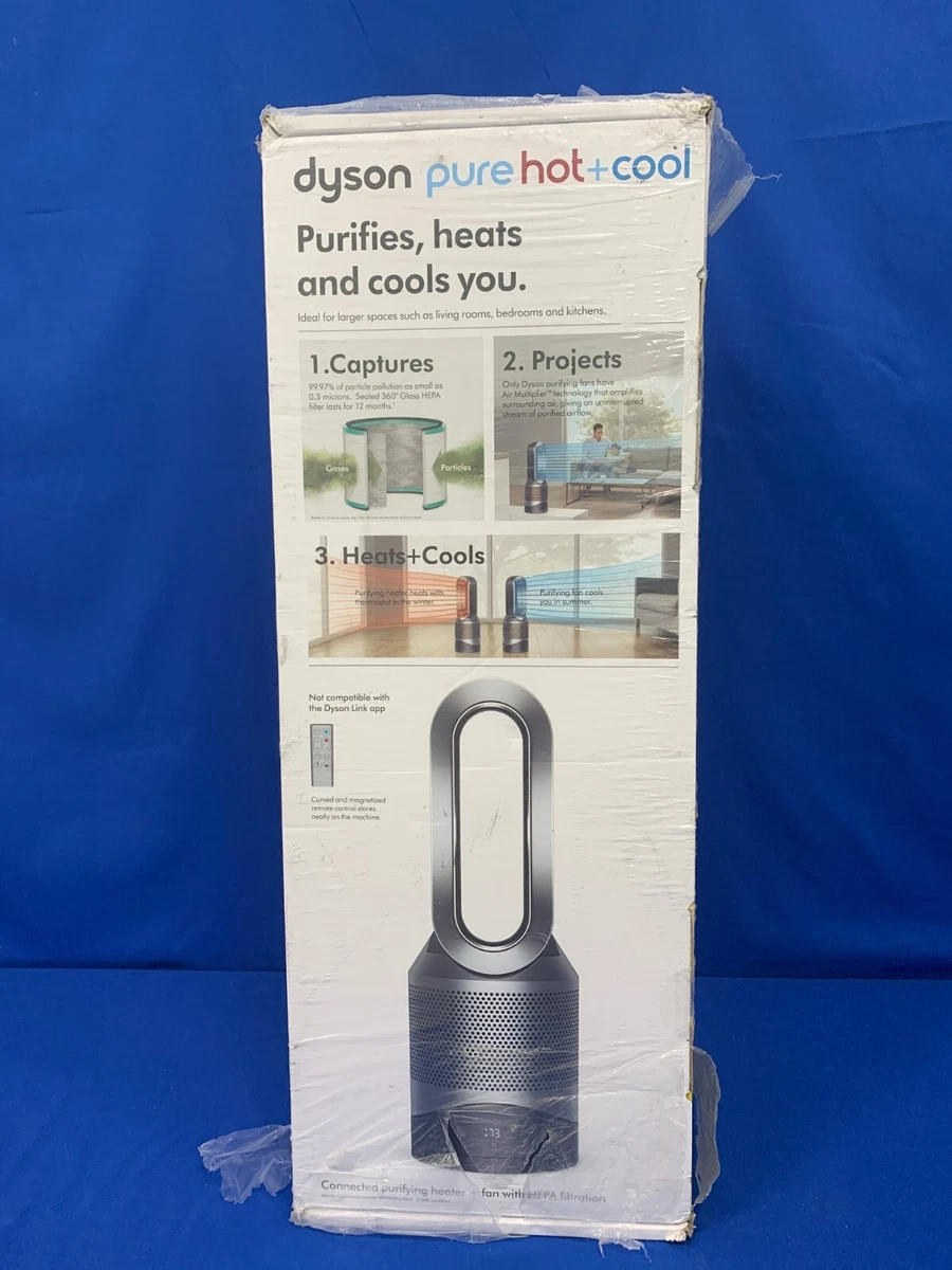 Dyson HP01 Pure Hot Cool Purifier Heater and Fan Iron Silver NEW