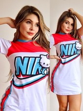 Hello Kitty Womens Graphic T-Shirt Dress Shor...