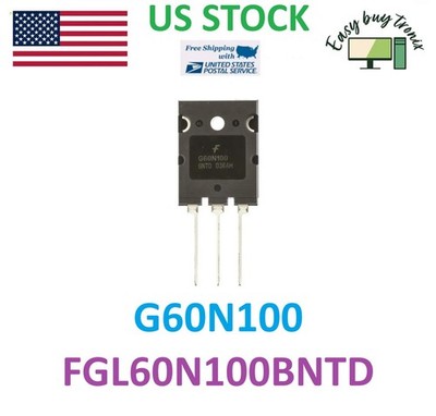 2Pcs Fairchild FGL60N100BNTD G60N100 TO-3P IGBT 1000V 60A | FREE US Shipping