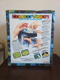 Vtg Colecovision Super Action Controllers Set Baseball CIB NEVER USED W/ EXTRA!!