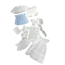 Antique And Vintage Baby Gowns Dresses Hats Bonnets Pillow Case Lot Of 11