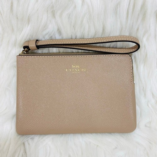 Coach Corner Zip Wristlet