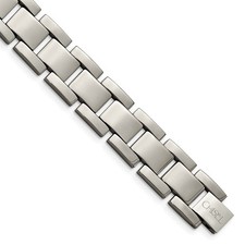 Titanium Polished Bracelet 8.5" for Men's