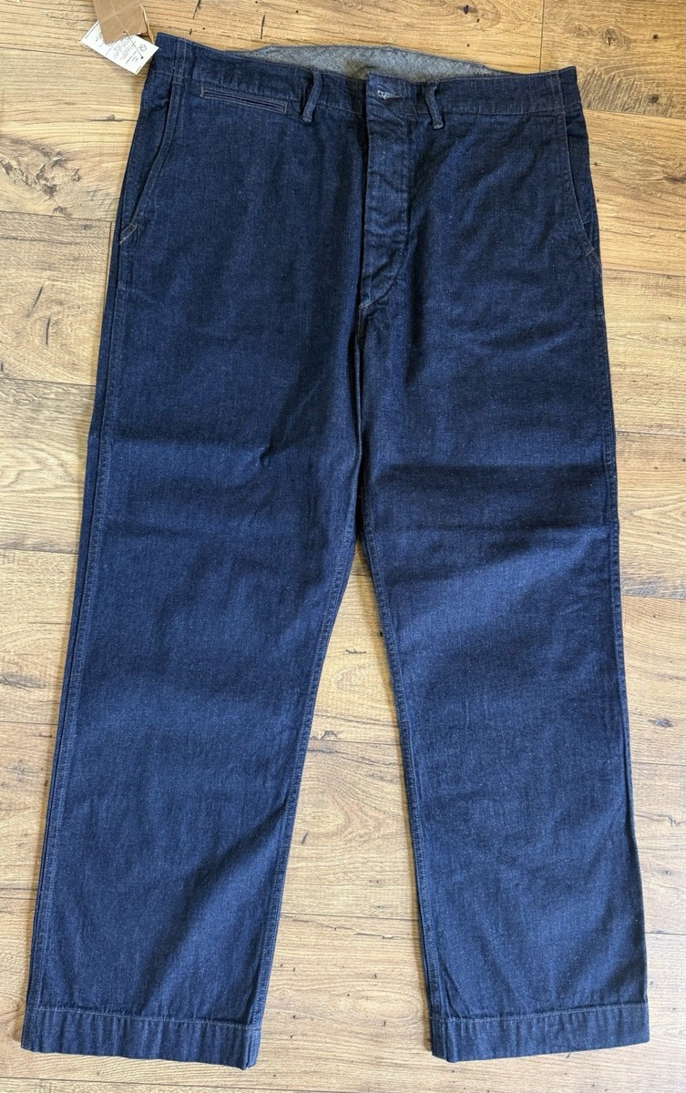 RRL Ralph Lauren — INDIGO-Dyed Denim Button-Fly Field Pants *38x32