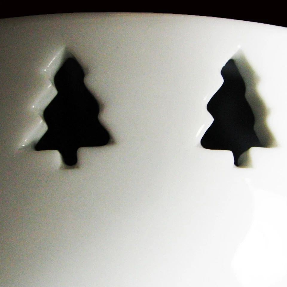 全新带标签 Crate&Barrel BIA Cordon 蓝碗 松树 圣诞烤箱 微型 OK 7-3/8 — 第 2/4 张图片