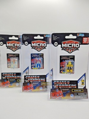 Transformers Micro Figures   Optimus Prime, Bumblebee & Starscream Bundle of 3