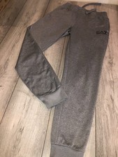 ARMANI EA7 TRACKSUIT BOTTOMS SIZE MEDIUM GREY.