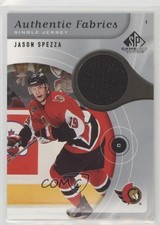 2005-06 SP Game Used Edition Authentic Fabrics Jason Spezza #AF-SP 2t7