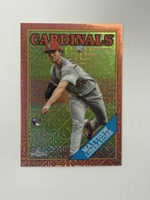 2023 Topps Series 1 Matthew Liberatore Silver Pack Orange Mojo Refractor /25