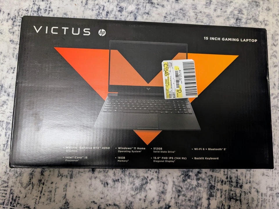 HP Victus 15.6" 144Hz 13th i5-13420H RTX 4050 16GB 512GB SSD W11 Gaming Laptop - Image 3 of 3