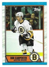 BOB BOBBY CARPENTER 1989-90 TOPPS CARD NEAR MINT+ CONDITION