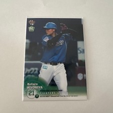 Kotaro Kiyomiya 2018 BBM Rookie Hokkaido Nippon-Ham Fighters Card. rookie card picture