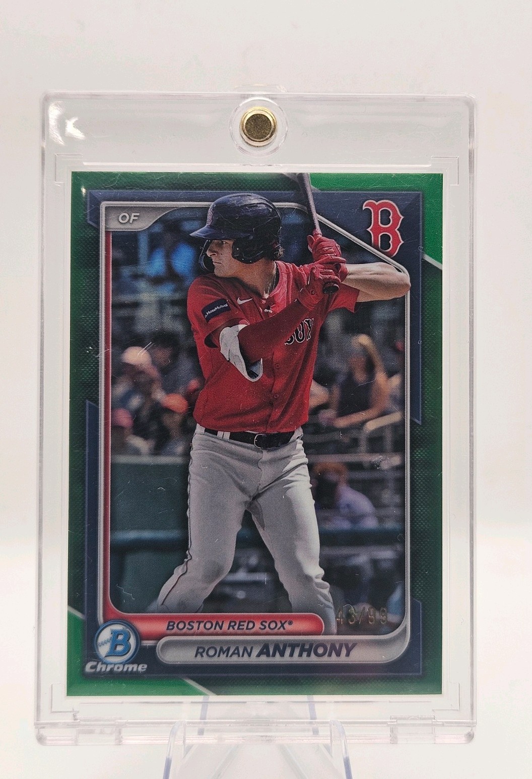 2024 Bowman Chrome #BCP-235 Roman Anthony Prospects Green Refractors /99