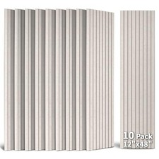Art3dwallpanels Acoustic Panels, 48" X 12" X 0.35", Camel, 10 Pack