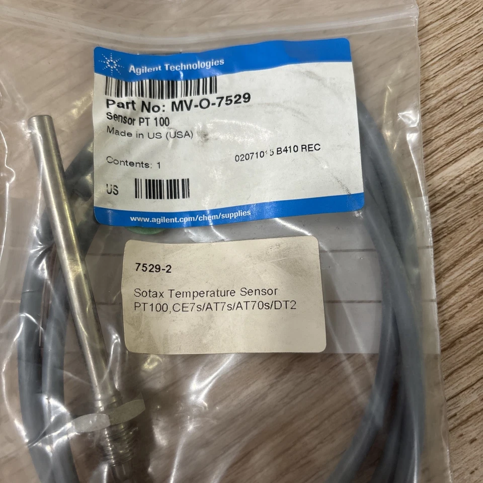 Agilent 7529 Sensor PT100 Brand New Sotax Temperature sensor - Image 2 of 2