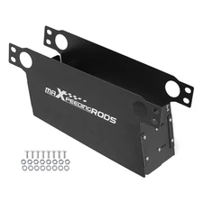 Aluminum Air Guide Shield Kit Black for 7-13 Row Engine Oil Cooler Universal