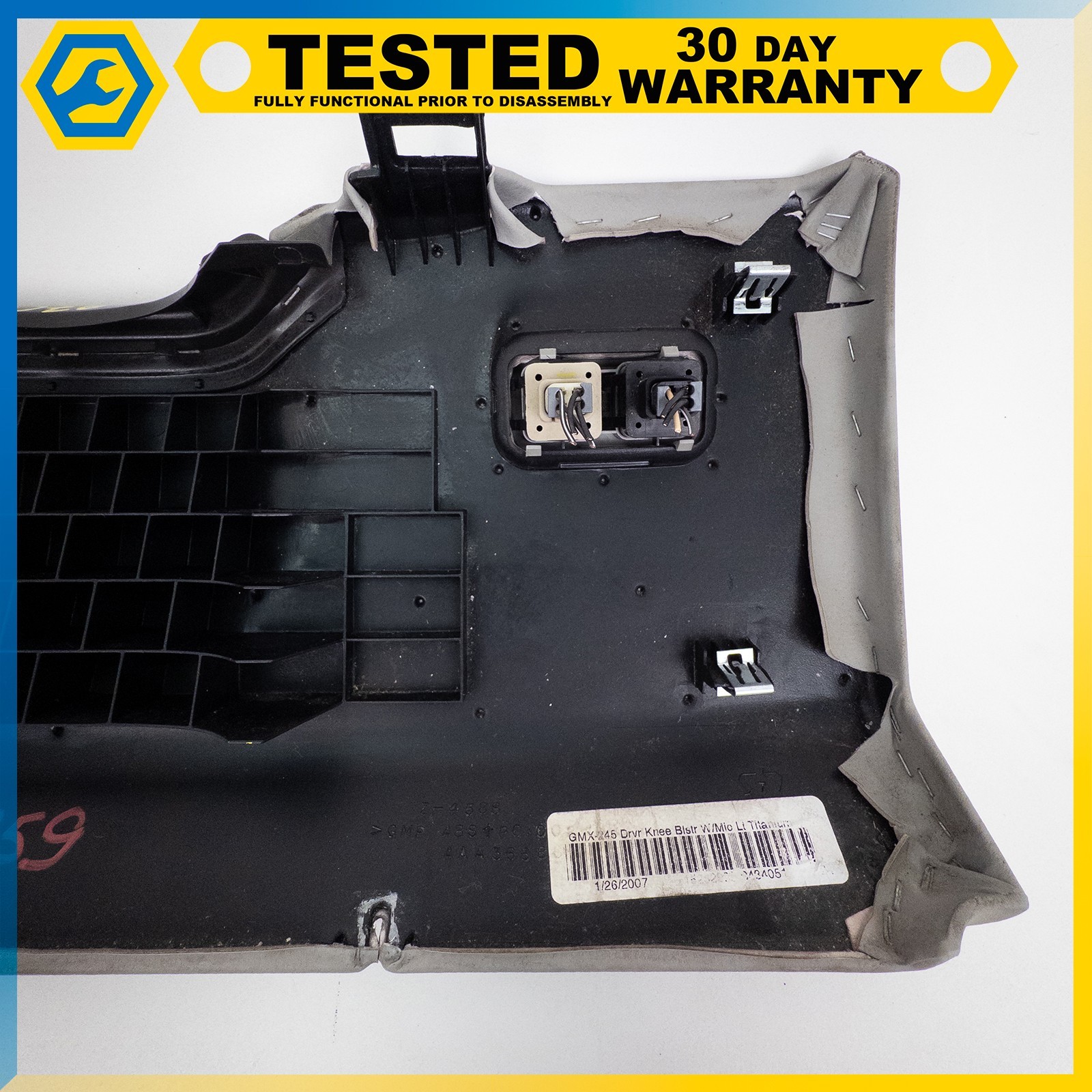 05-13 CHEVROLET CORVETTE C6 LEFT DASHBOARD INSTRUMENT PANEL KNEE BOLSTER OEM