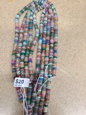 Mixed Gemstone Rondelle Beads Size 2x6mm 5-15.5'' Strands