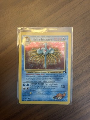 Misty s Tentacruel 10/132 - Holo Rare- WOTC 2000 - LP w/ Small Crease