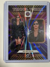 Kelsey Plum /49 2025 Donruss Blue Laser Tunnel Vision Insert SP Sparks 