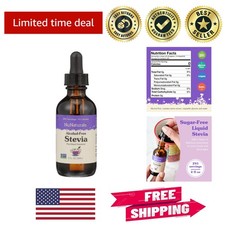 Sugar-Free Liquid Stevia 2 oz - Natural Flavor and Zero-Calorie Sweetener