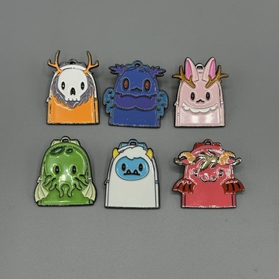 Cryptid Cuties FULL SET OF 6 Backpack Blind Box Enamel Pins New Open Box