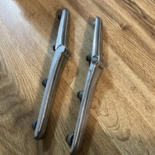 Pair Of 1938 Cadillac 40 Chevy Coupe Trunk Hinge T-14536 T-14528 Chrome Pair Of 1938 Cadillac 40 Chevy Coupe Trunk Hinge T-14536 T-14528 Chrome