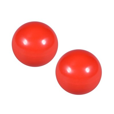 Ball Knobs, M10 Female Thread 40mm Diameter, Plastic Hand Screw Red, 2-Pieces