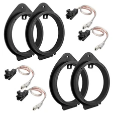 6.5'' Speaker Adapter Spacer Ring w/ Wiring Harness for GMC Sierra Yukon Envoy
