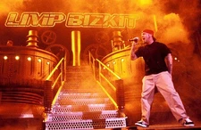 Fred Durst of Limp Bizkit during Limp Bizkit "Family Values" Tour - Old Photo 21