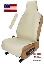 Waterproof Neoprene Car Seat Cover, Sweatproof Non-Slip Seat Protector, Khaki
