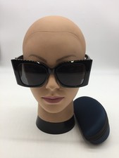 Saint Laurent Women's Black Designer Sunglasses Grey Lens