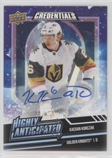 2022-23 Upper Deck Credentials Highly Anticipated Kaedan Korczak #HA-28 Auto re9