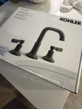 Kohler Paces 8 in Widespread Deck Mount Bathroom Faucet Matte Black R36011-4D-BL