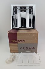 Vintage Hall Mack Wall Recessed Chrome Soap Tumbler Toothbrush Holder Model 635