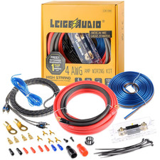 4 Gauge Amp Wiring Kit Ture 4 AWG Amplifier Installation Wiring Kit - Car Subwoo