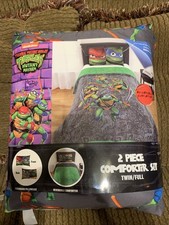 Teenage Mutant Ninja Turtles Kids 2-Piece Twin/Full Comforter Set, Reversible