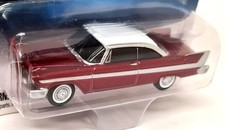 Autoworld 1/64 Christine 1958 Plymouth Fury Dark Metallic Red Model Car