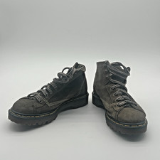 Dr Martens 8088 Vintage Brown Suede Monkey Boots Made in England US 9 UK 7