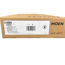 Moen Gibson 1.2 GPM Single Hole Bathroom Faucet w Pop-Up Drain Assembly 6145BN
