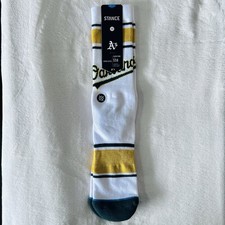 STANCE MLB Oakland Sacramento Las Vegas A  s Athletics Socks Men  s Size 9-12    