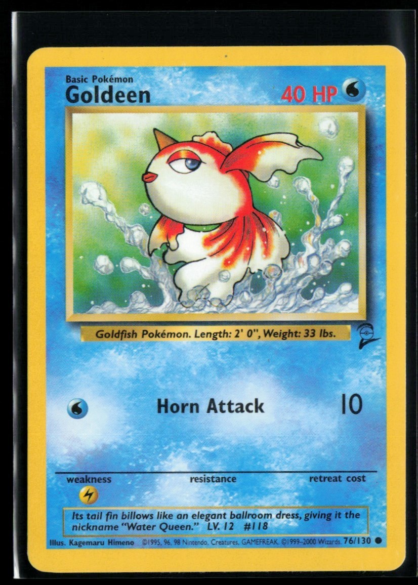 2000 Classic - Base Set 2 Goldeen #76 Non Holo Pokemon Card
