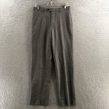 Tommy Hilfiger Dress Pants Mens Gray Zip Fly Straight Leg Regular Fit Casual