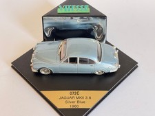 1/43 Jaguar MKII 3.8 Silver Blue 1960 Vitesse #072C