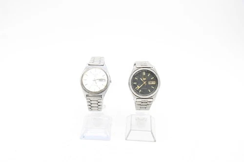 F x2 Vintage Gents Seiko 5 Automatic Watches For Parts Inc, 6309-8970, 7009-8761