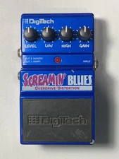 Digitech Screamin' Blues Overdrive / Distortion Guitar Effects Pedal MADE IN USA