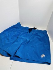 Trunk Surf Swim Co Blue Swim Trunks Men s XL Mesh Lined 6 Inseam