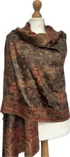 Pashmina  Paisley Floral  Printed Scarf Large Premium Soft Hijab Shawl Wrap